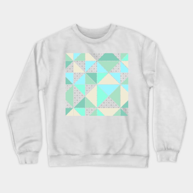 Fresh Geometry Crewneck Sweatshirt by micklyn